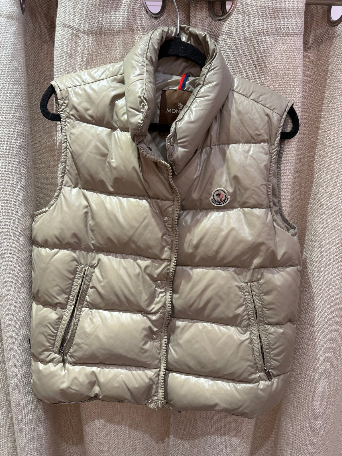 Doudoune sans manches moncler T.S 19/10