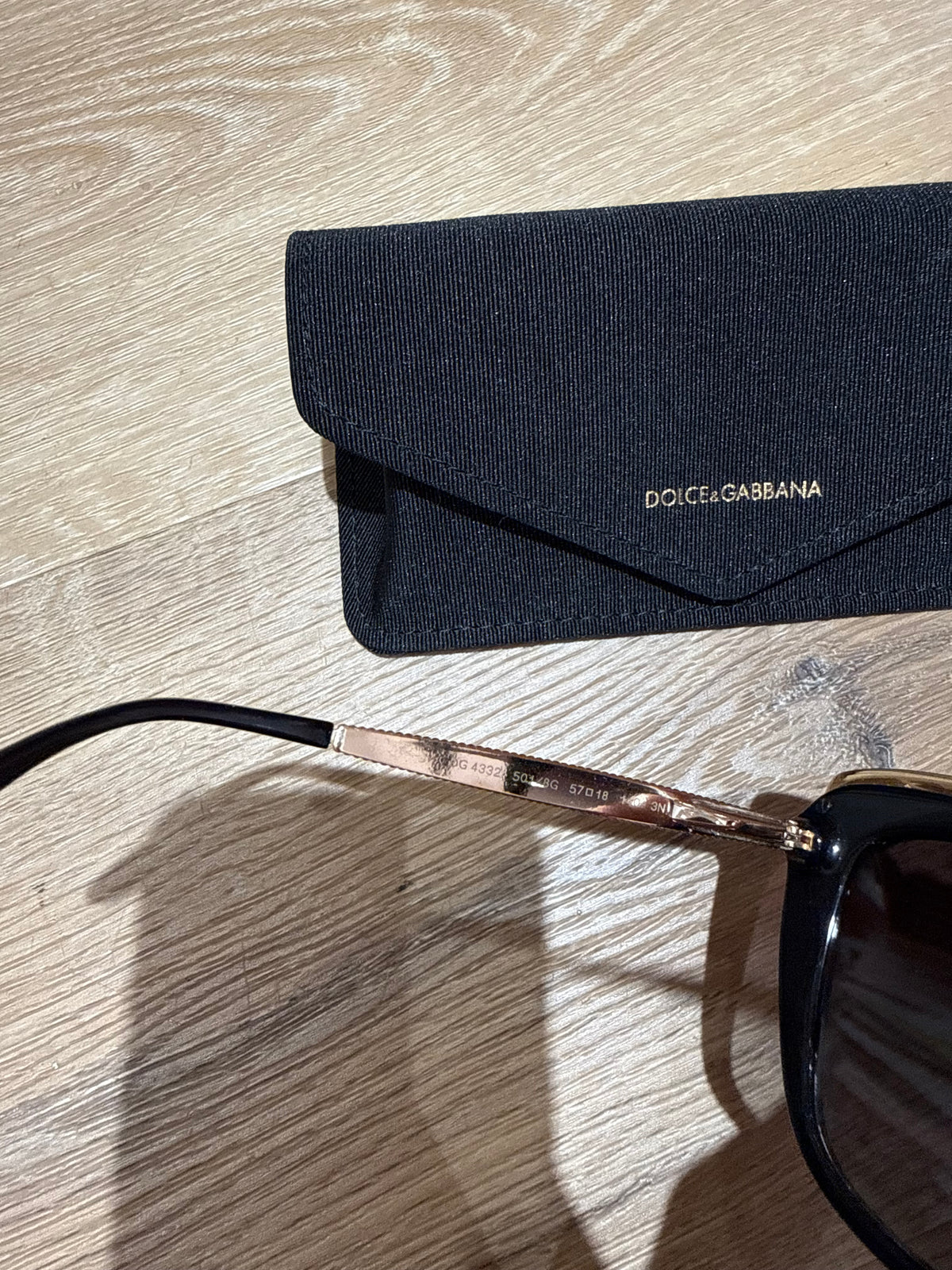 Lunette noir dolce gabbana 30/05