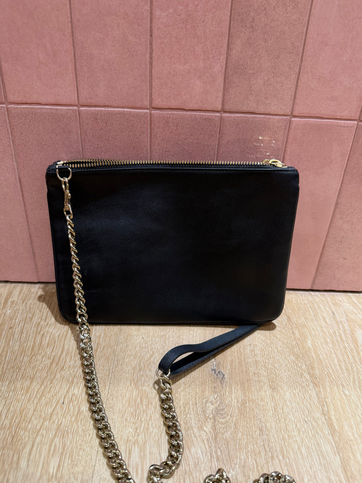 sac noir Sandro 29/09 cuir