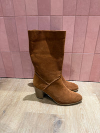 Bottines Aliwell camel daim T.39