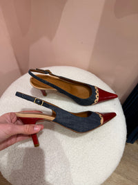 Antonio Barbato - Rouge - Escarpins rouge jean - T.37