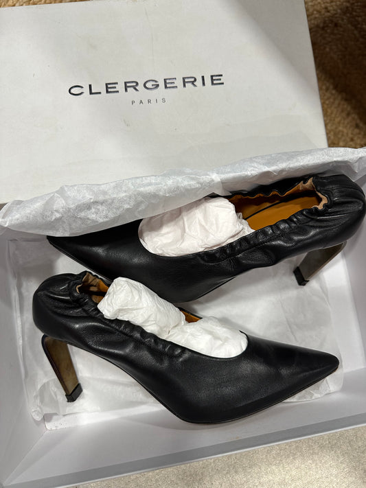 Talons Clergerie T.41 cuir