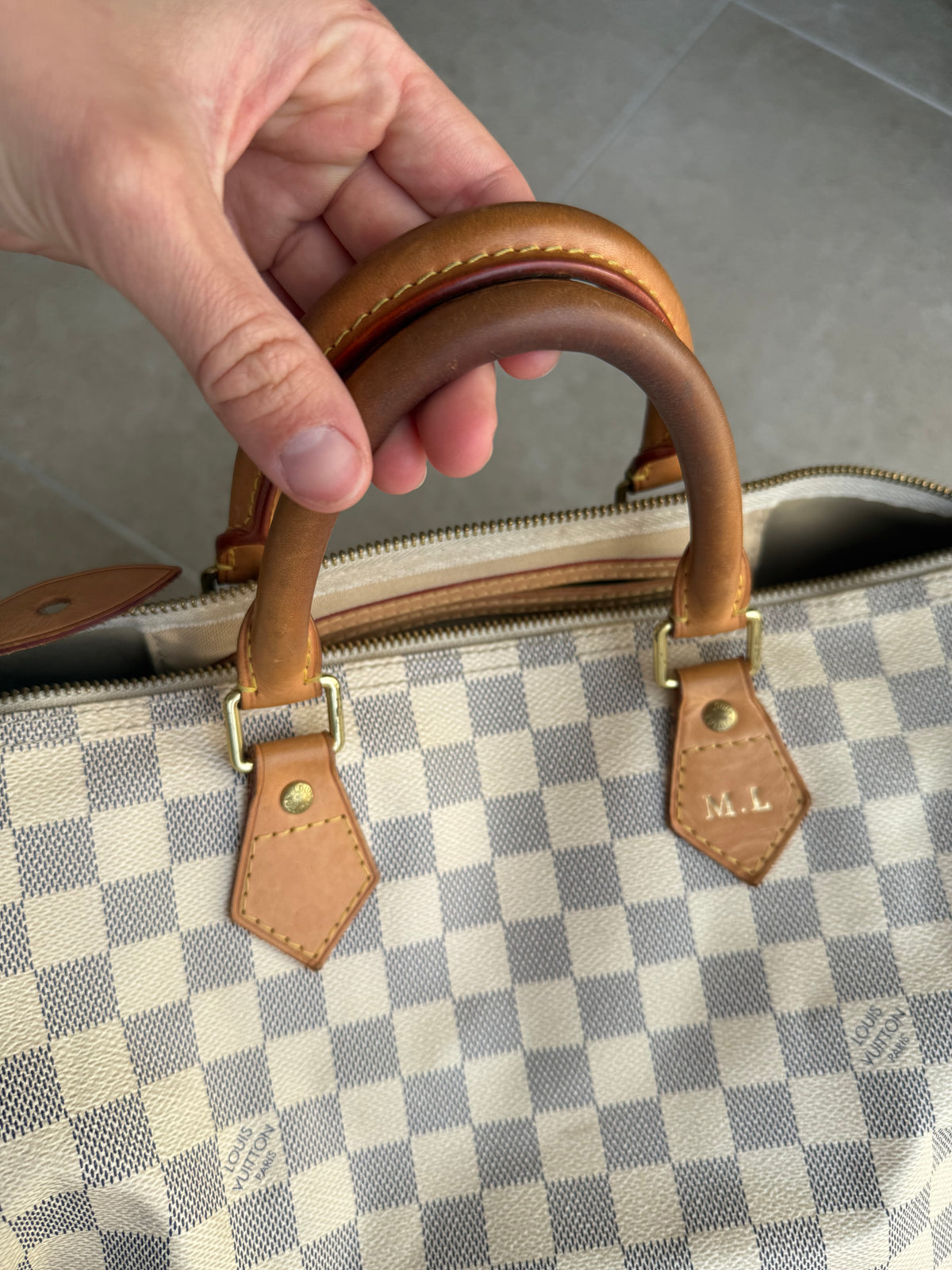 Sac speedy damier azur 35 Louis Vuitton