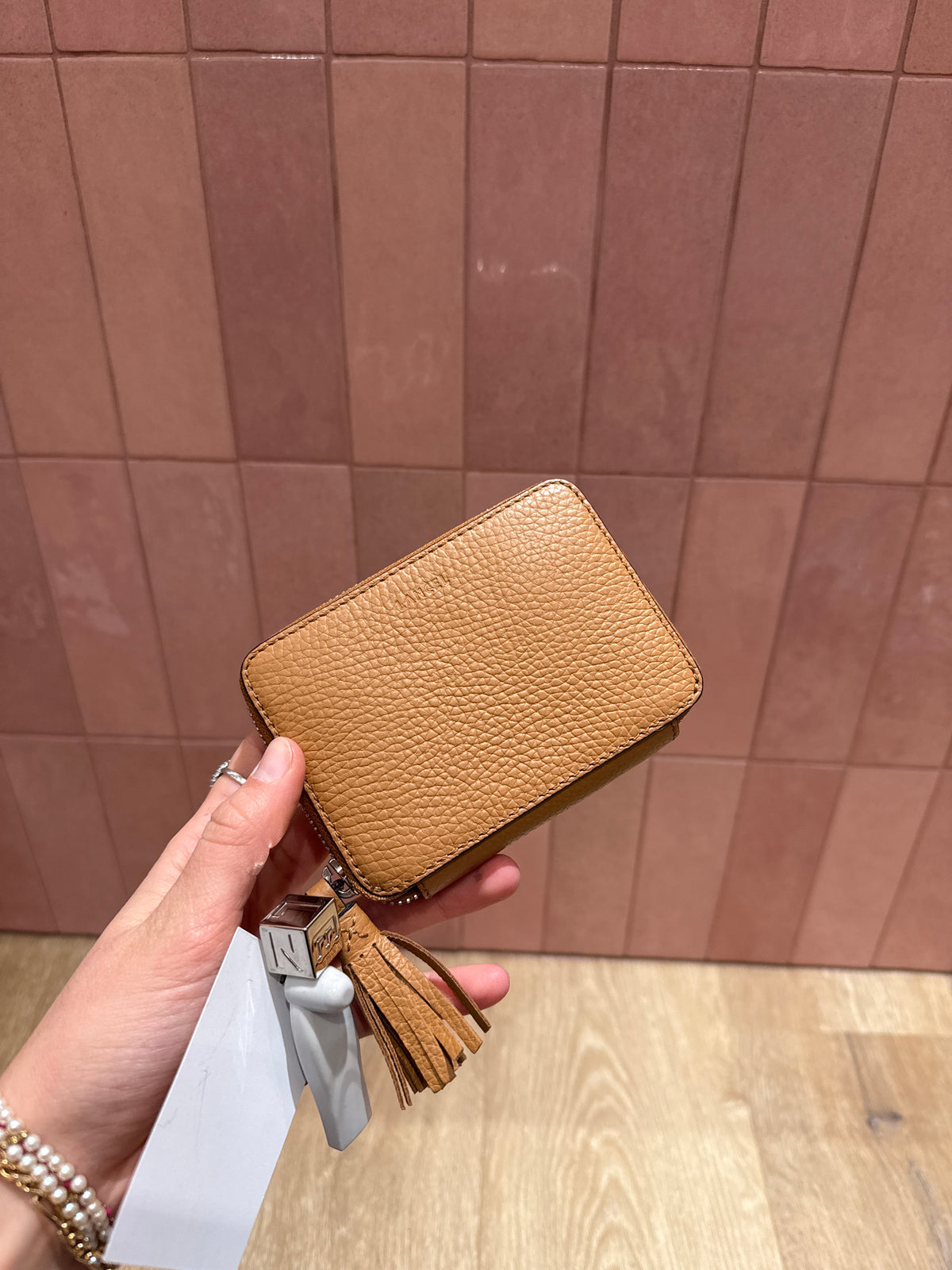 Porte-monnaie marron Lancel