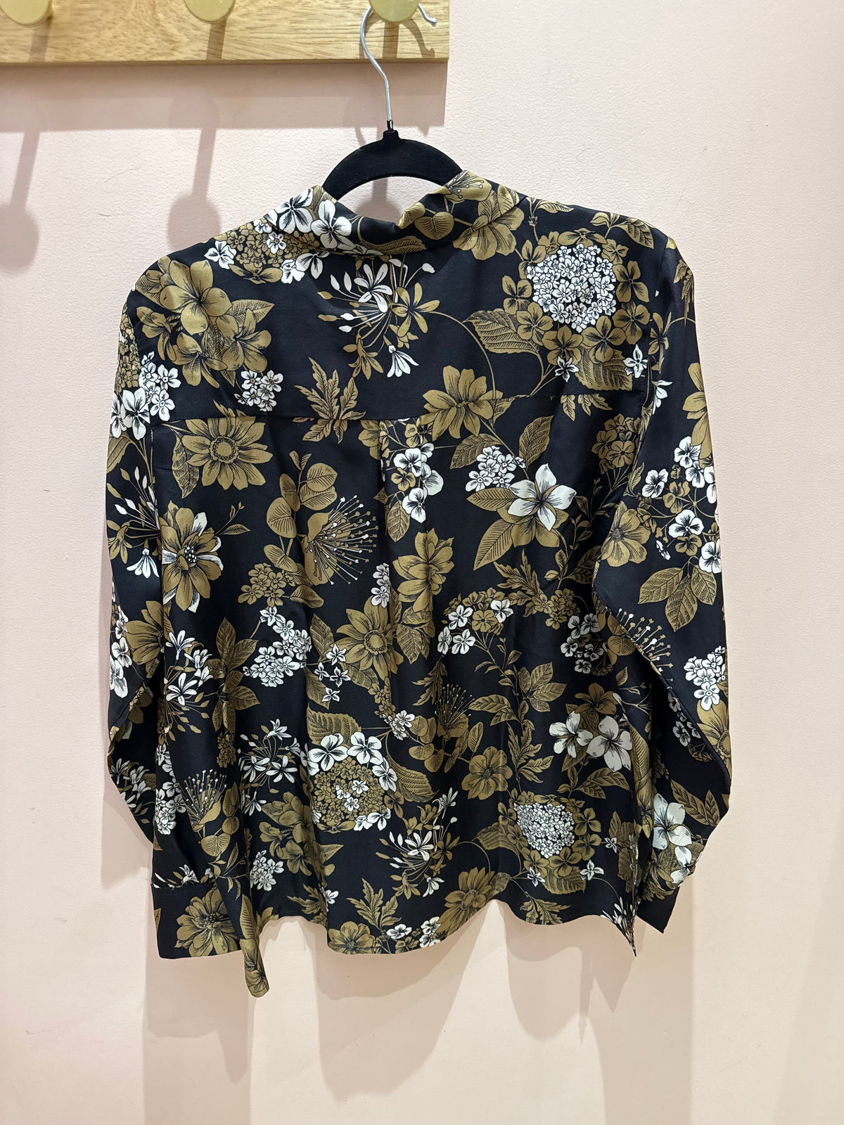 Momoni Noire T.XL - Chemise soie