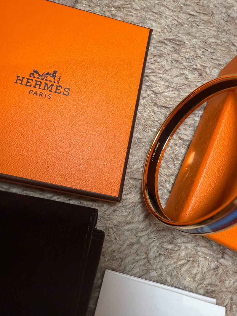 Bracelet hermes plaqué or T.S