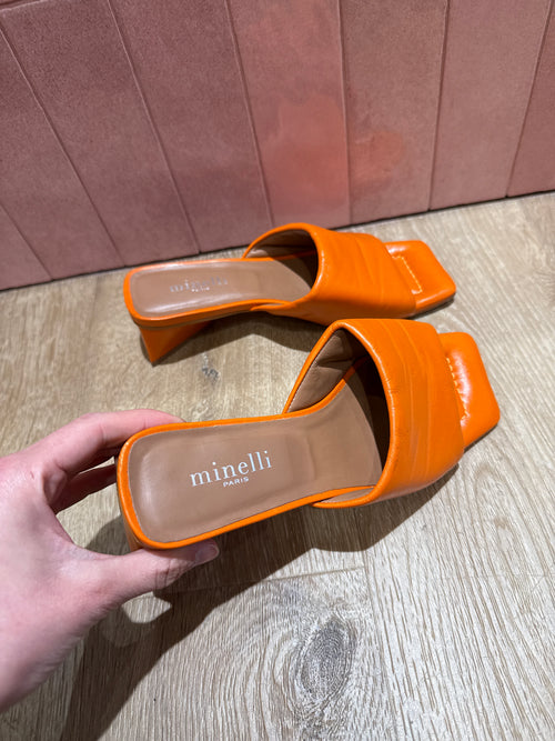 Mules orange Minelli t.36