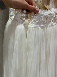 Robe pronovias T.36/38 blanche 10/06