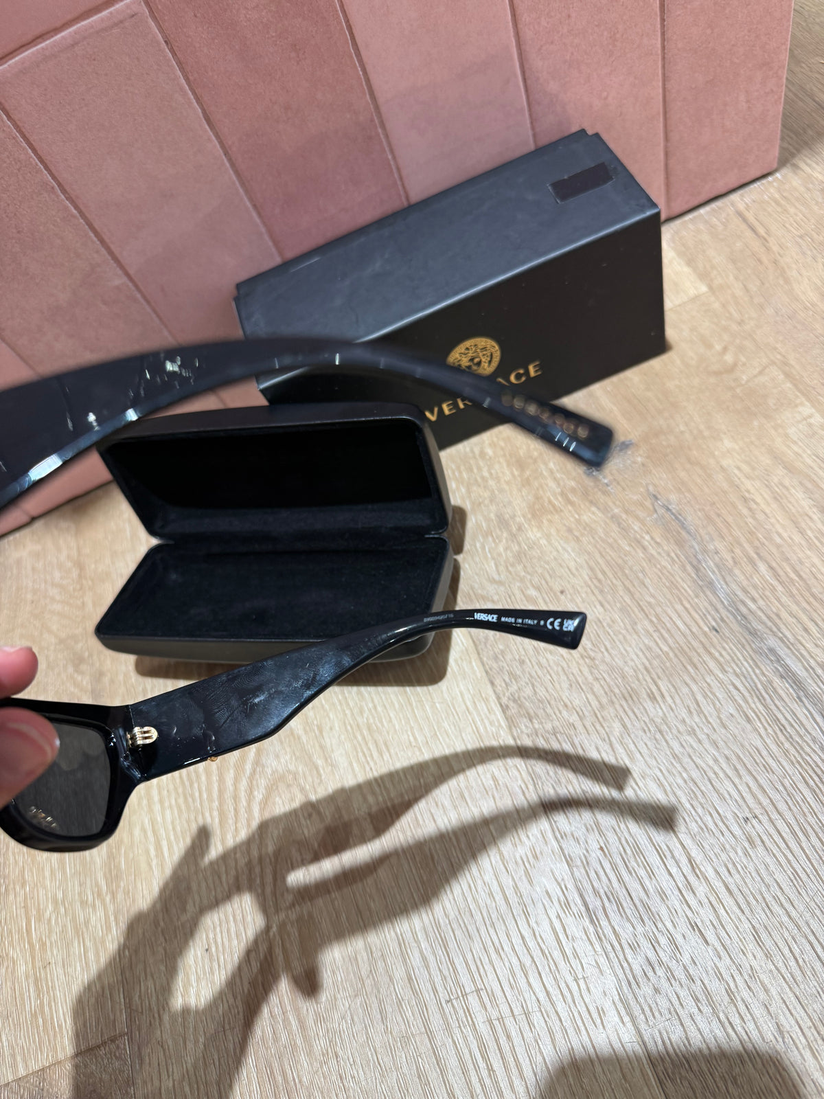 Versace lunettes soleil noir