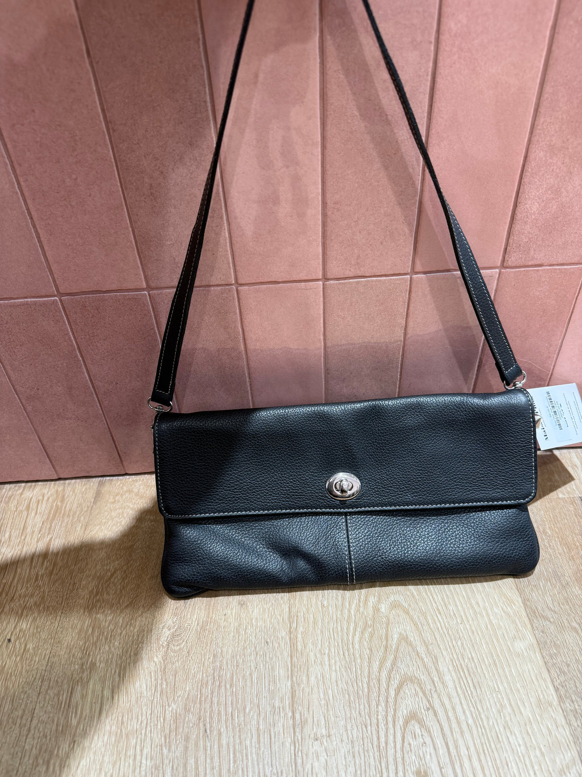 Sac noir cuir Vannini