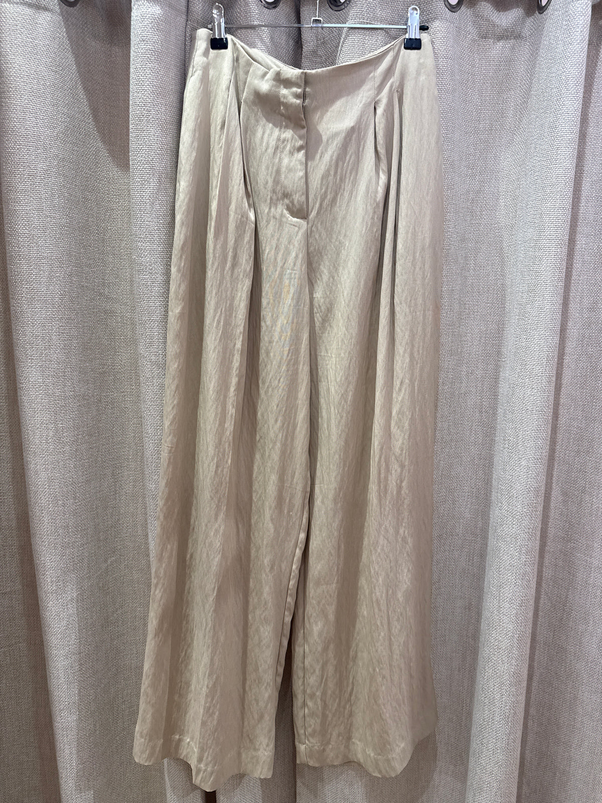 Zara - Pantalon - Beige - T.M