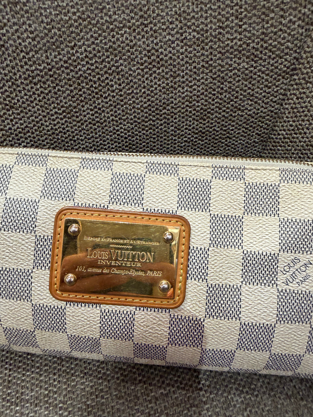 Sac Eva Louis Vuitton damier azur 17/09