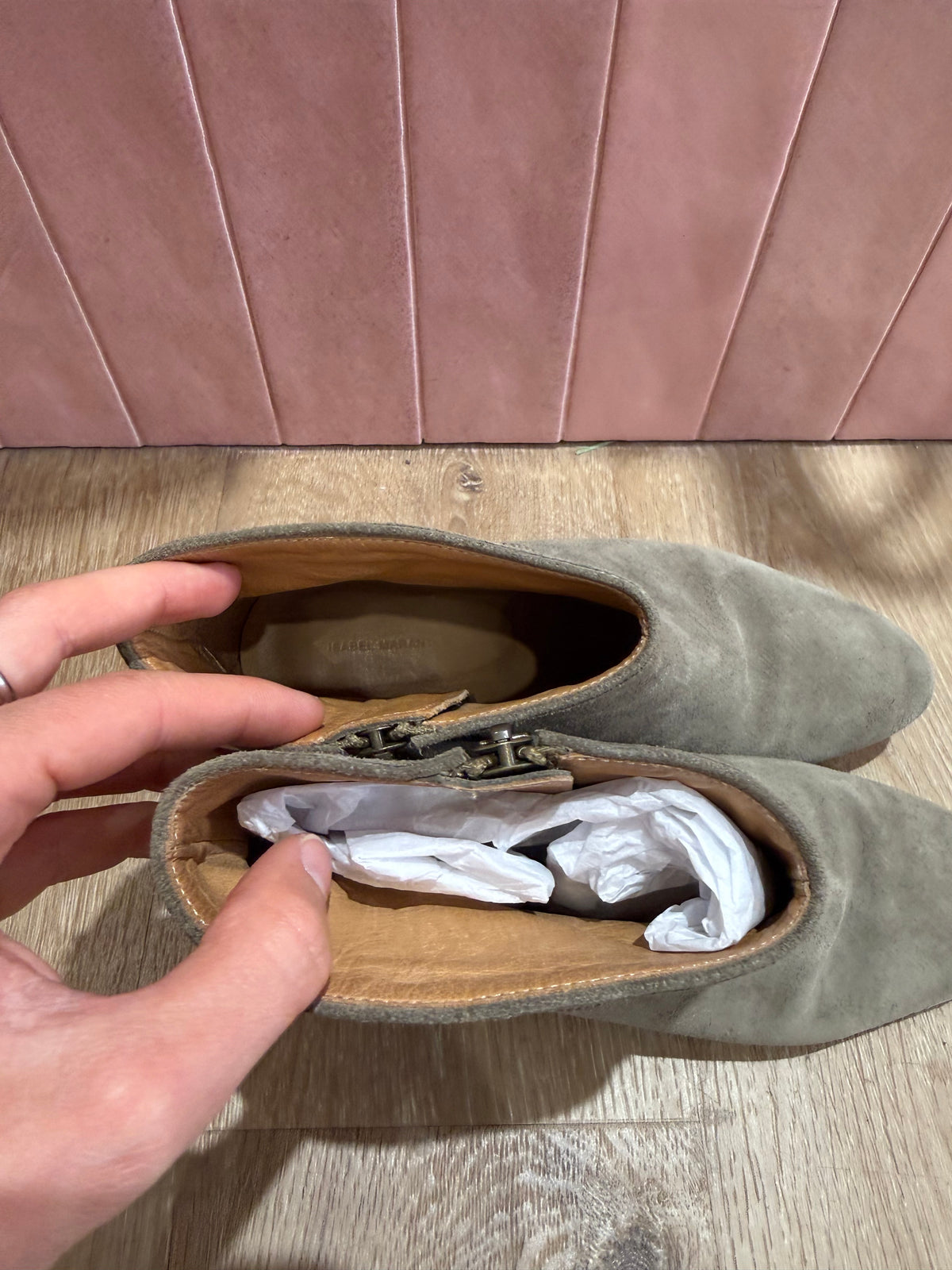 Bottines kaki Isabel marant T.37 10/06