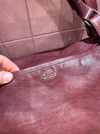 Sac IKKS bordeaux cabas cuir TU