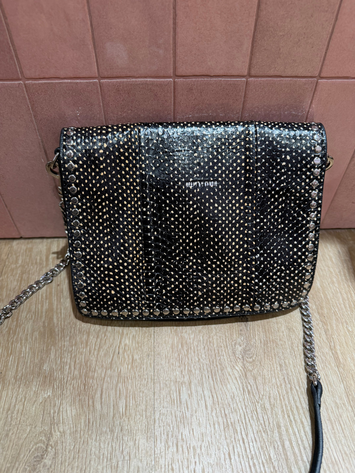 Sac noir et gris Great by sandie en cuir 20/10