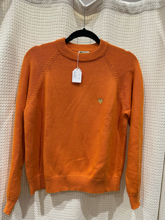 Pull orange bocage T.S