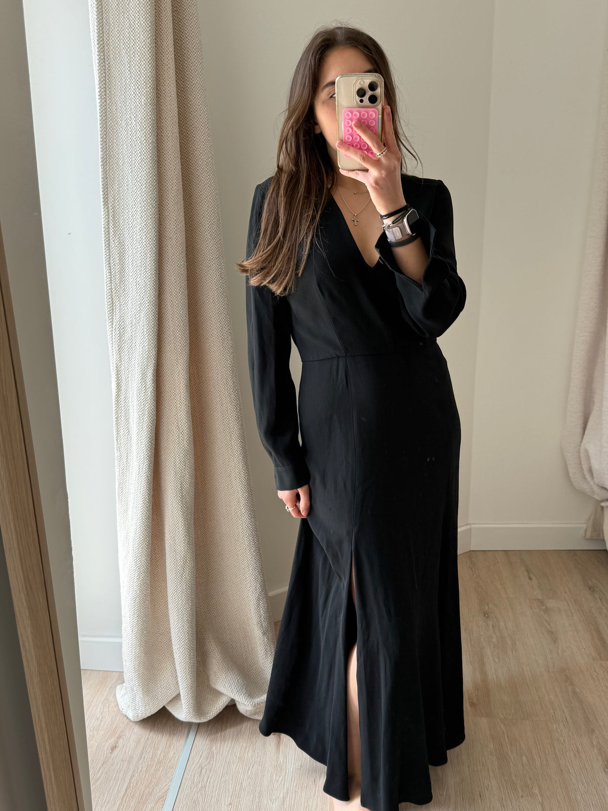 Robe longue Twinset noire T.M