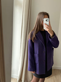 Manteau violet Bella jones T.S/M