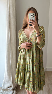 Robe bash verte T.M