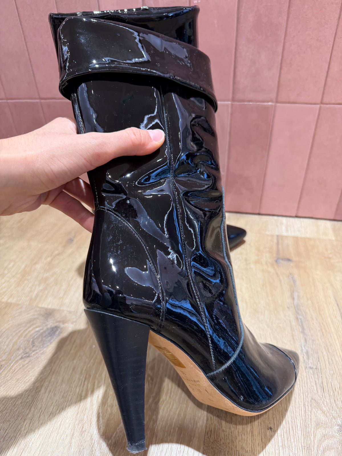 Bottines Iro noires T.39 15/09