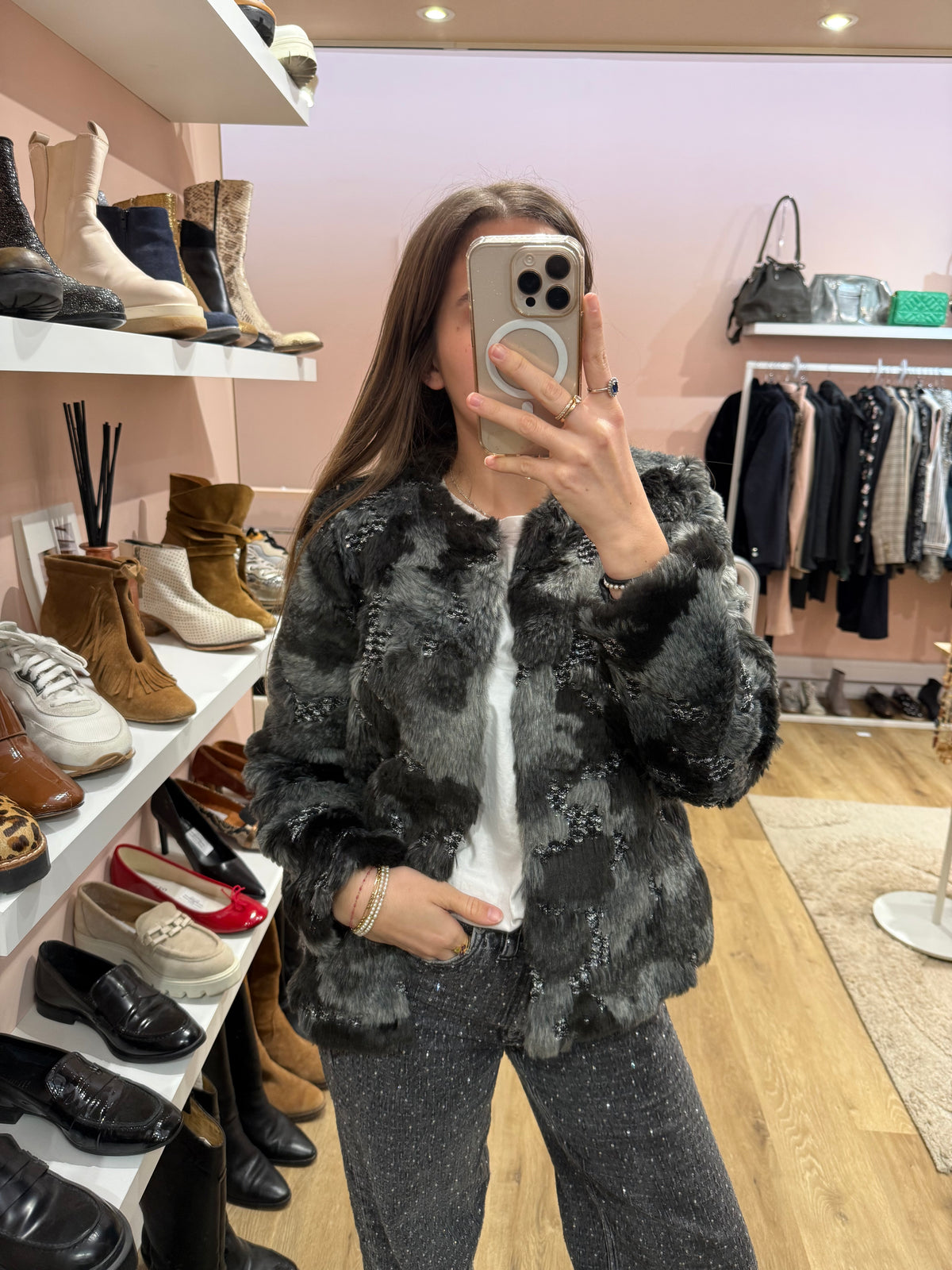 Veste courte grise See U Soon T.XS