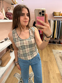 Débardeur Burberry beige T.40 01/07