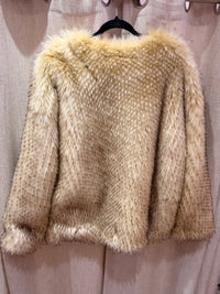 Manteau beige fourrure Iro T.38 05/09 très bon état