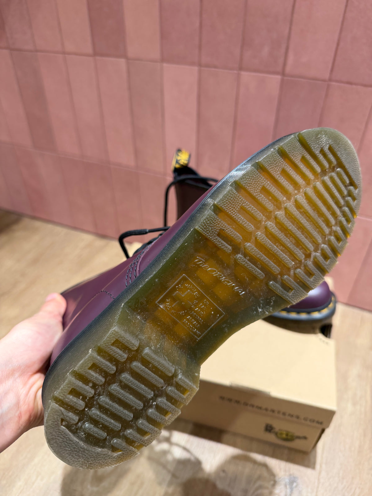 Bottines prune Dr. Martens T.37 26/09