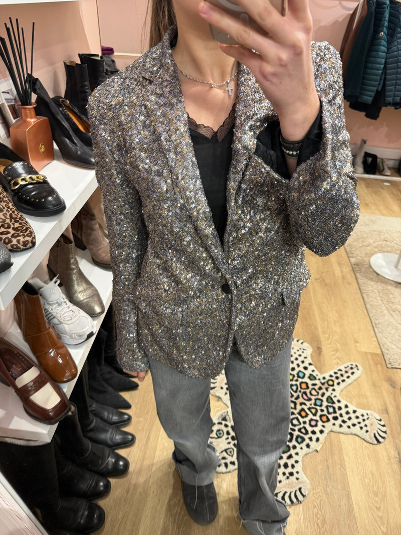 Blazer argenté strass Zadig & Voltaire T.M