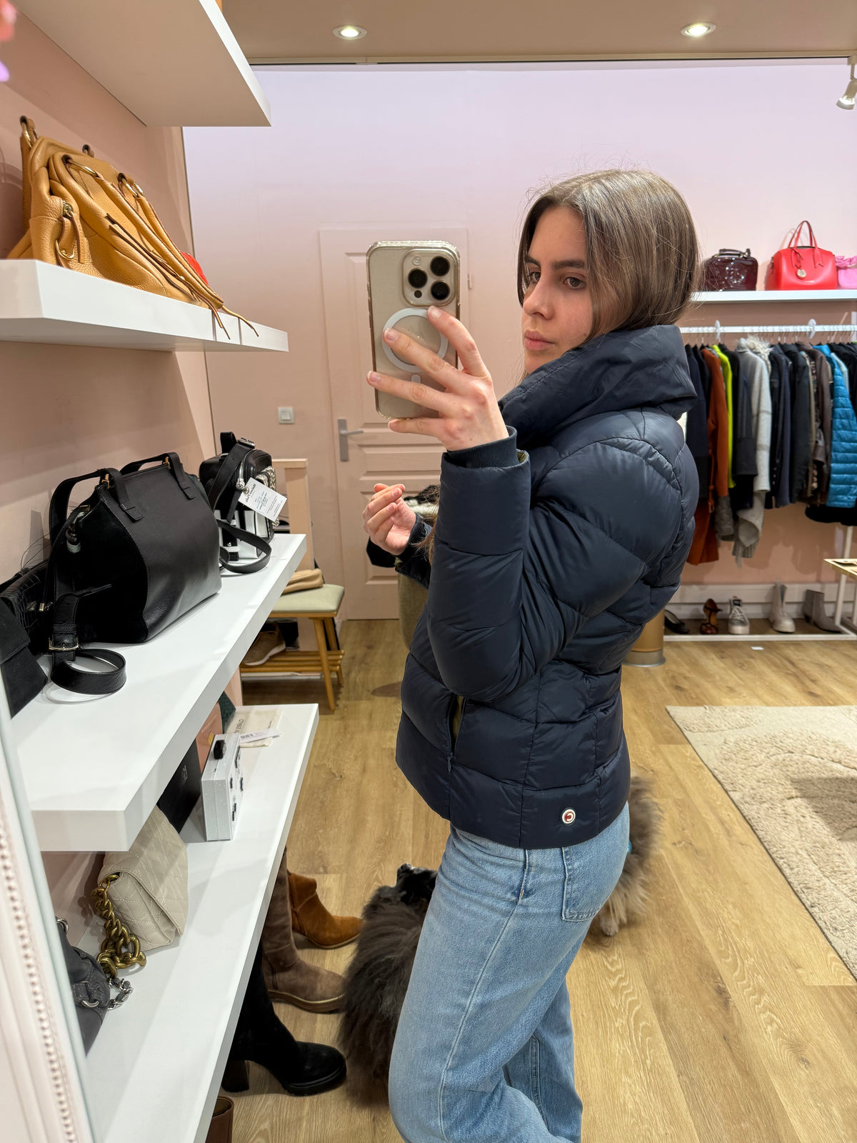 Doudoune bleu marine Colmar T.S