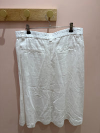 jupe longue blanche en lin Taille L