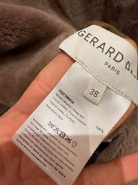Veste Gérard Darel marron peau T.M