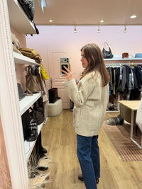 Manteau blanc Ba&sh - T.XS 15/10