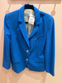 Blazer Zara bleu roi T.M