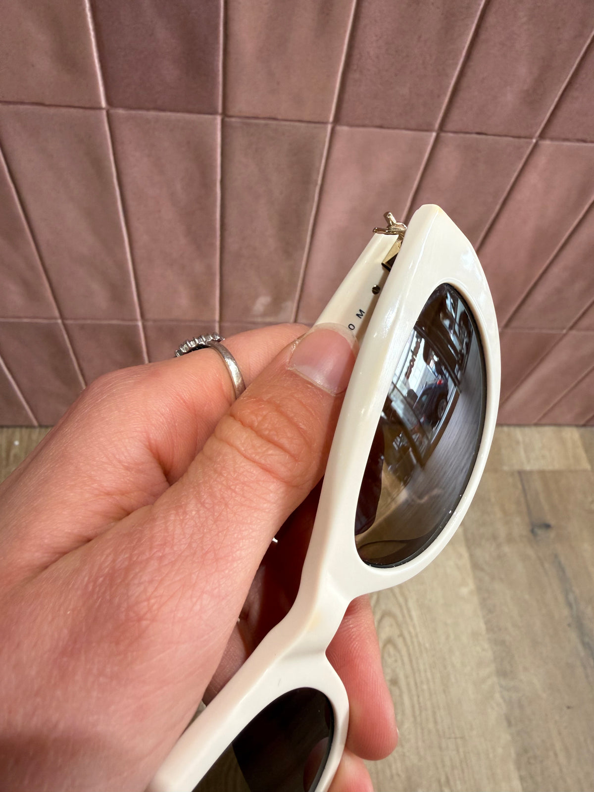 Lunettes de soleil Yves saint Laurent crème
