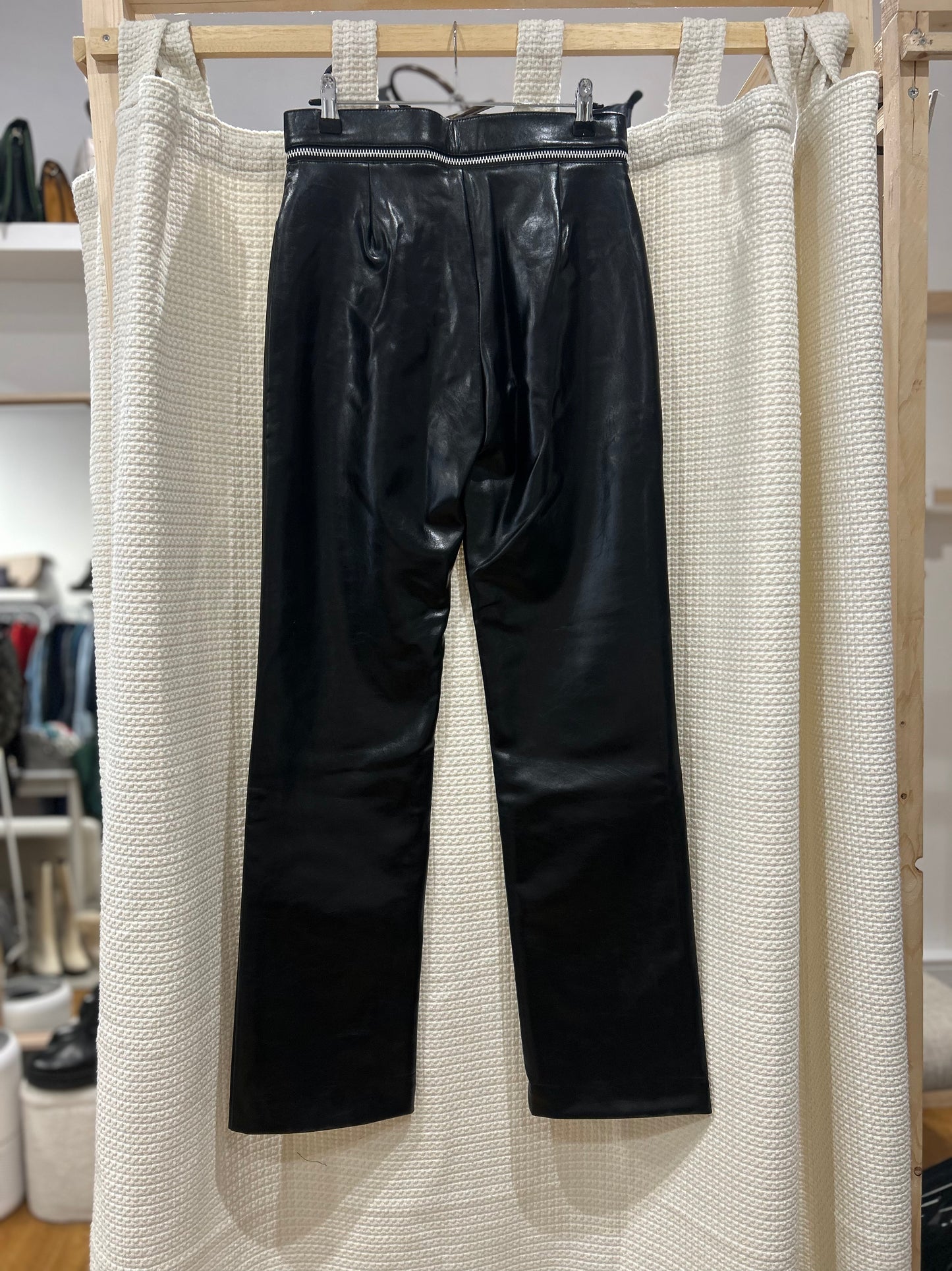 Pantalon simili cuir Zara Taille XS