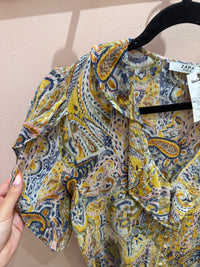 Blouse jaune Zapa