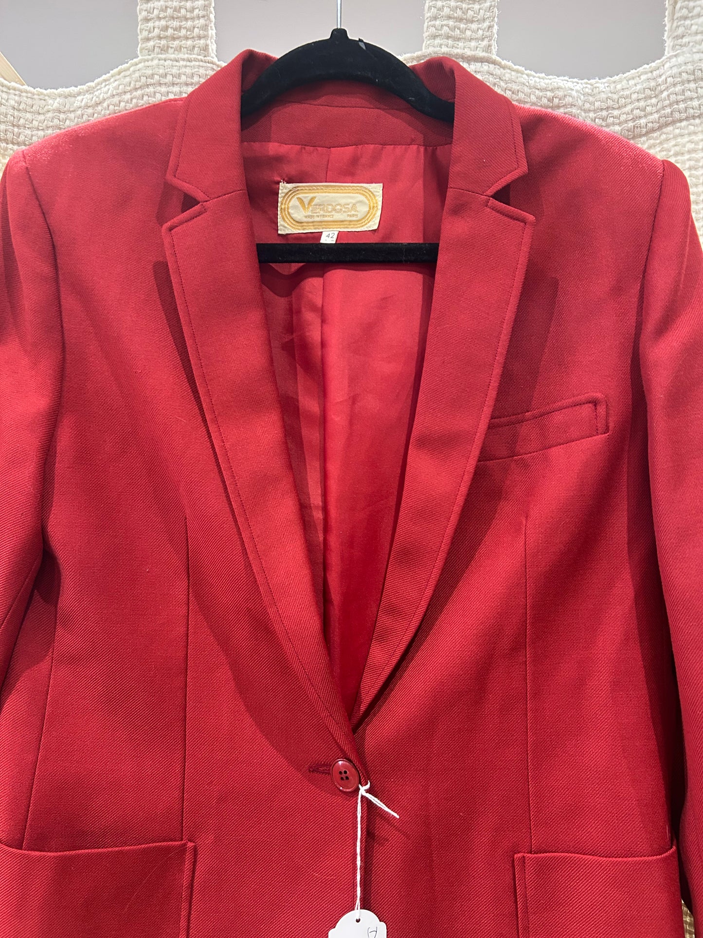 Blazer rouge Verdosa Taille 42