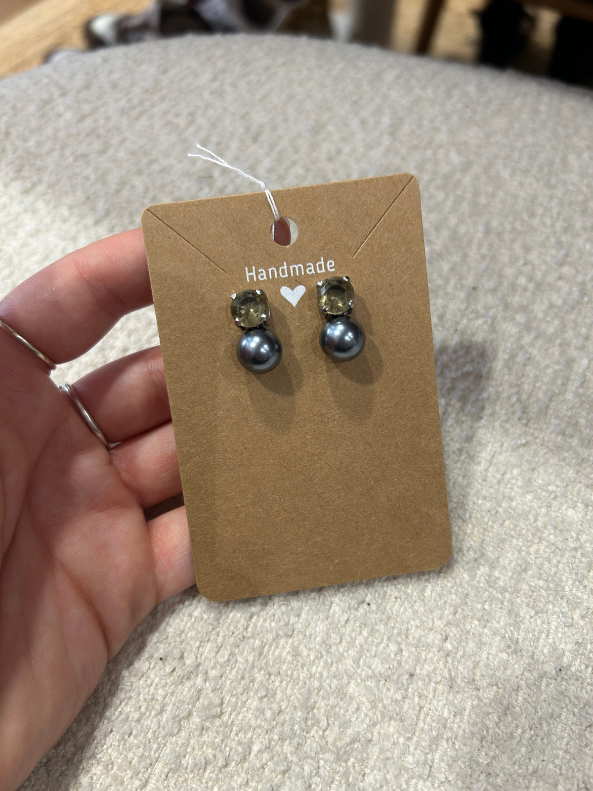 Boucles d’oreilles perles