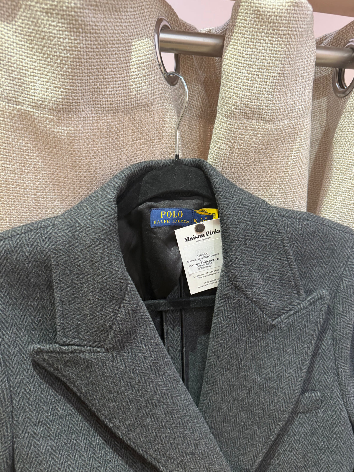 Manteau Gris Ralph Lauren T.L