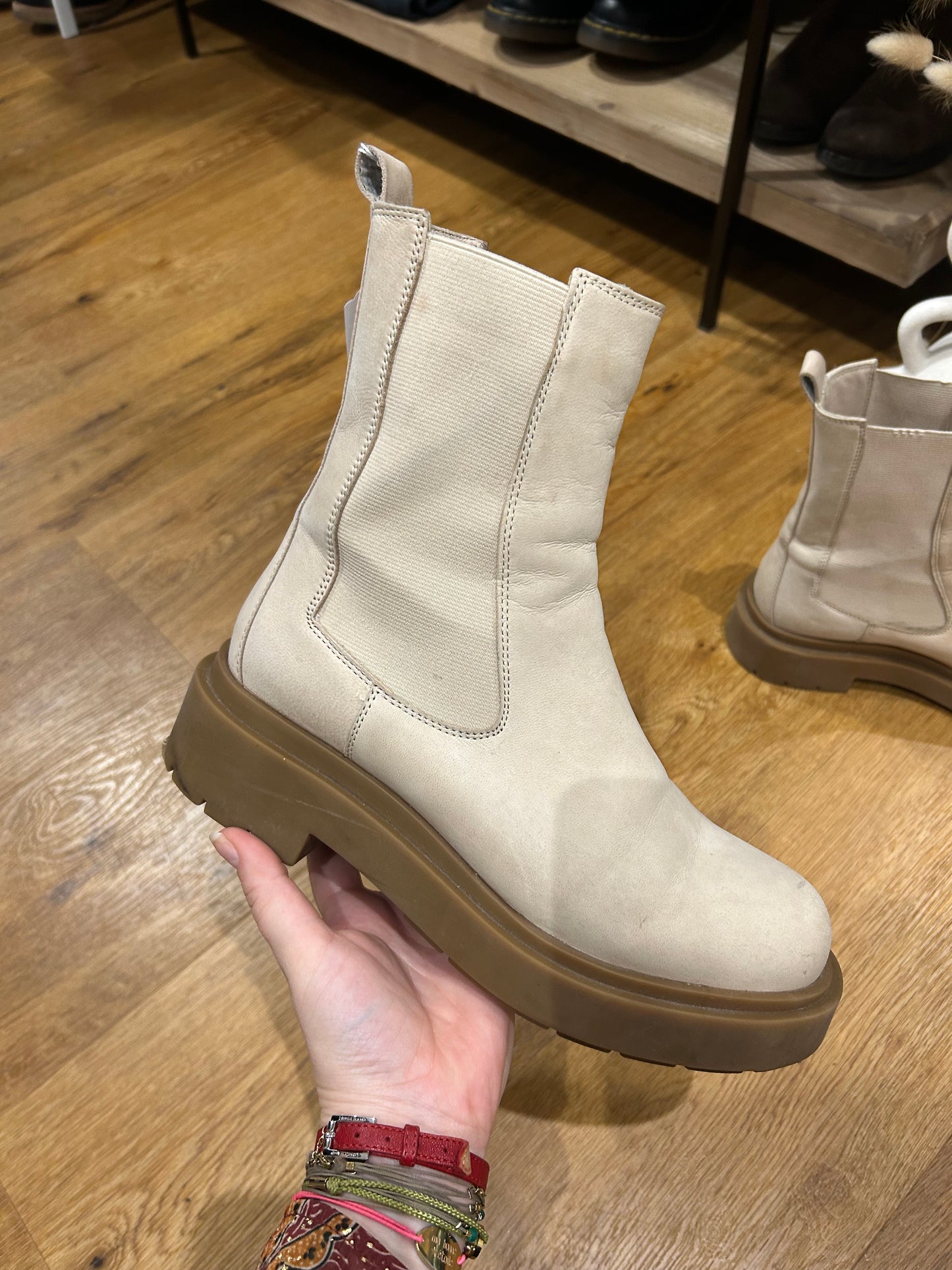 Bottines crème Taille 38/39