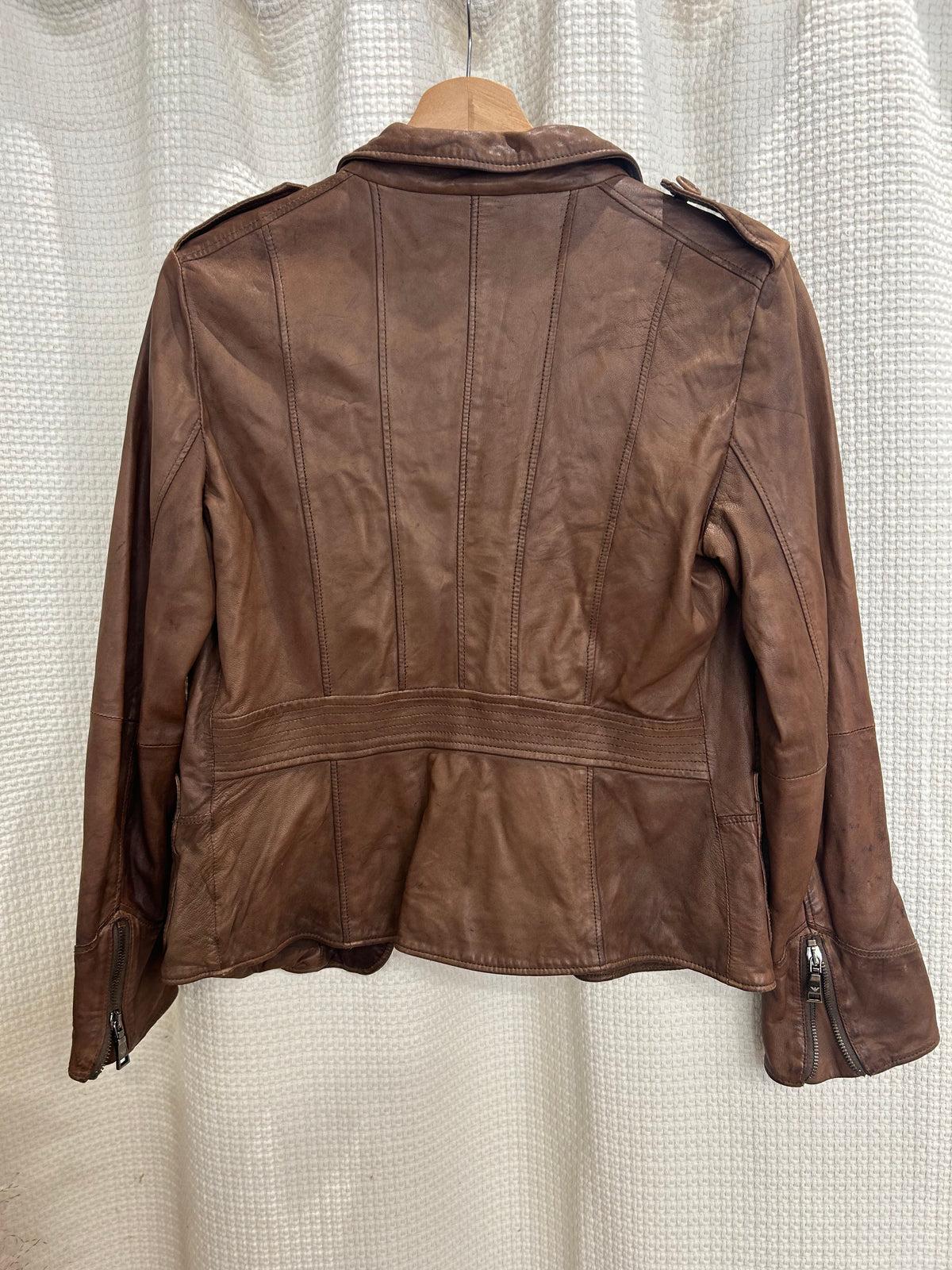 Veste en cuir Emporio Armani Taille 38