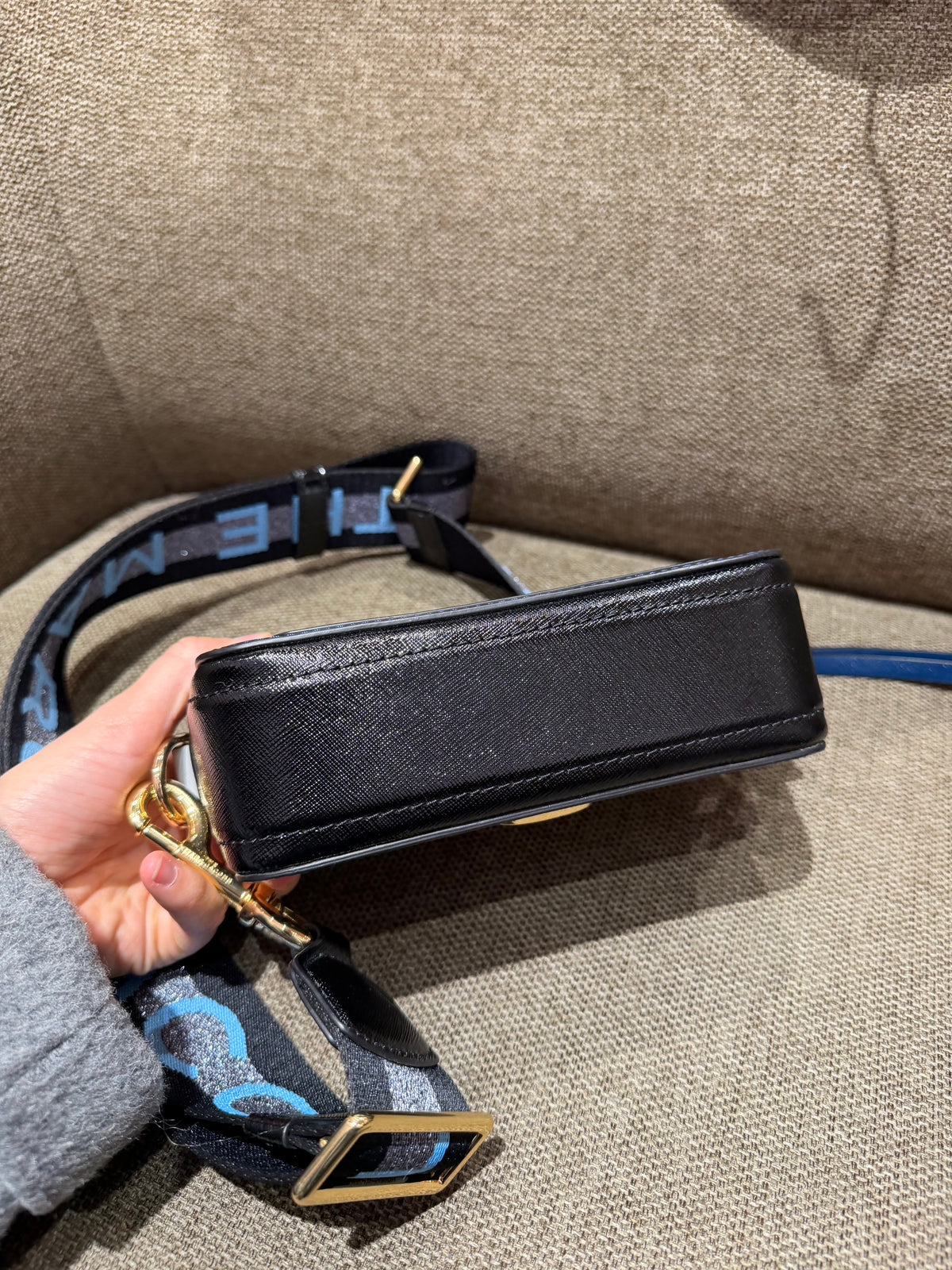 Sac Marc Jacobs bleu cuir 28/10