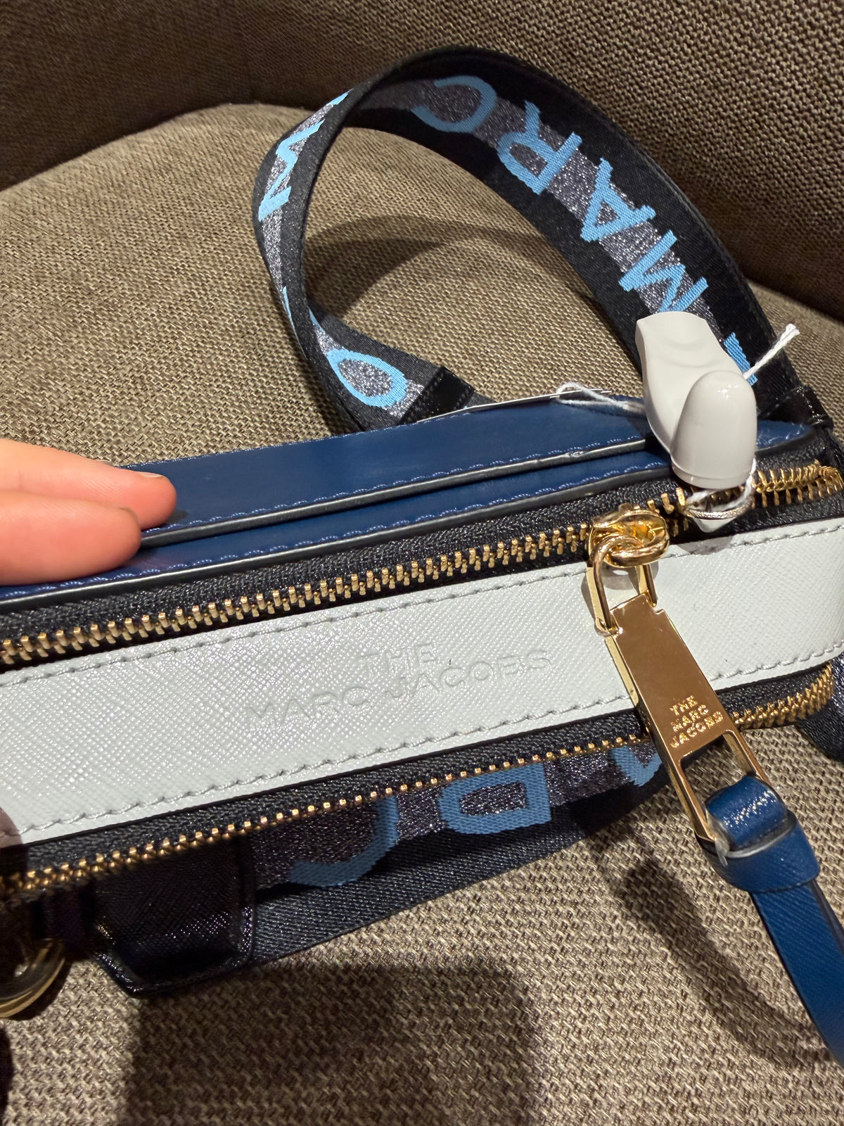Sac Marc Jacobs bleu cuir 28/10