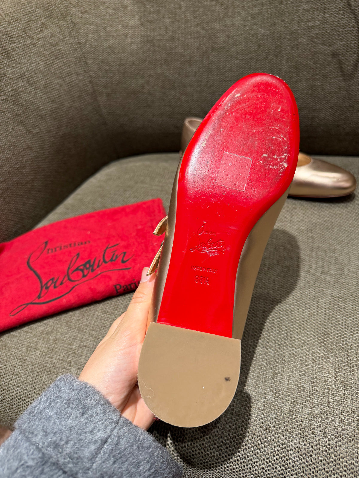 Chaussures Christian Louboutin T.38,5 28/10