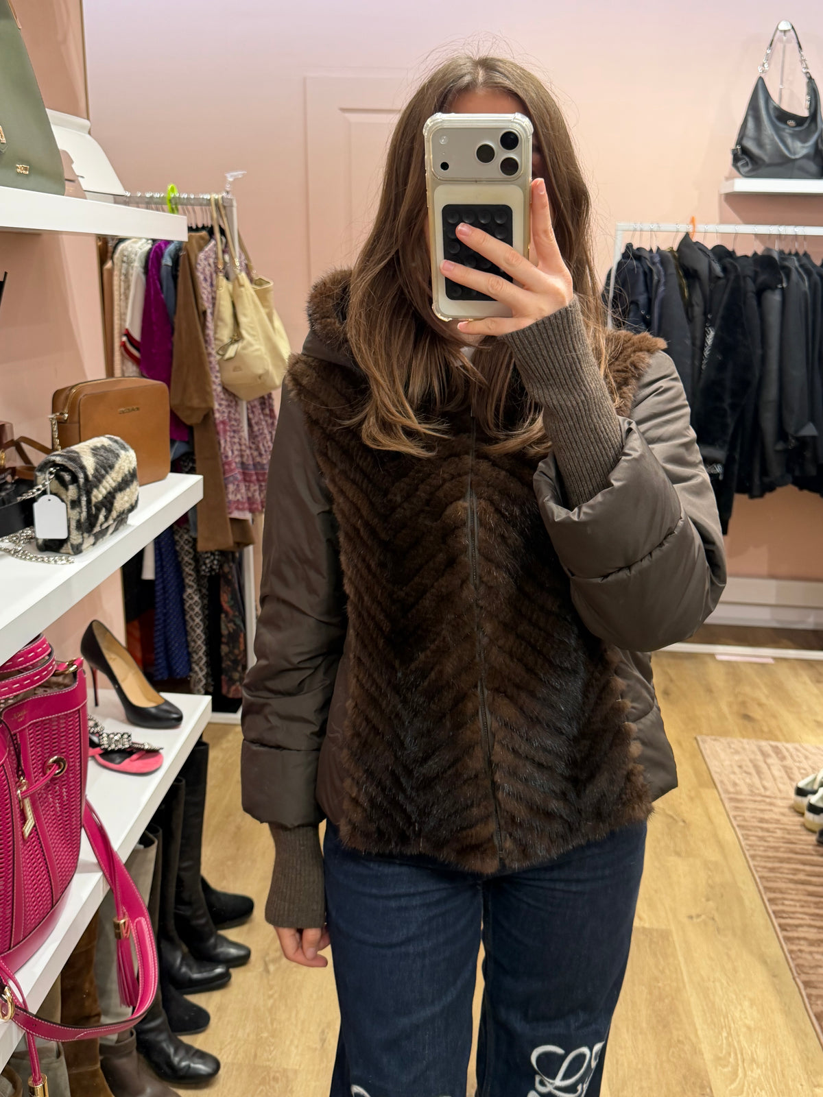 Doudoune Max & moi  marron T.38 28/10