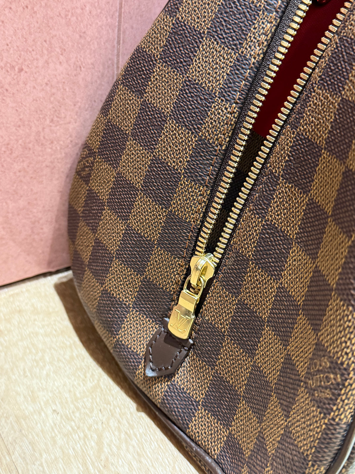 Sac Louis Vuitton Ribera Damier ébène — pochon et facture 29/10 MM