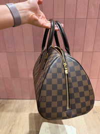 Sac Louis Vuitton Ribera Damier ébène — pochon et facture 29/10 MM