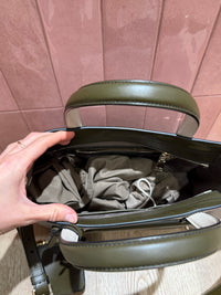 Sac Lancel kaki et blanc — pochon 29/10