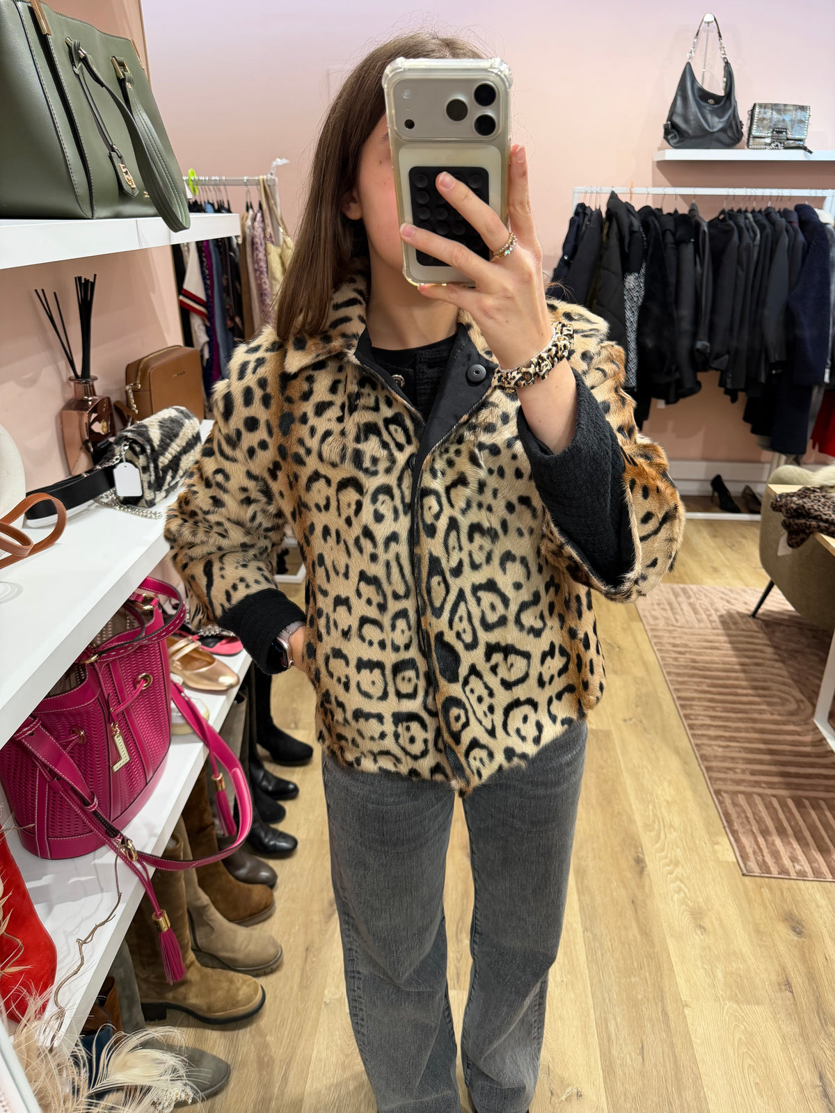 Veste courte Max Mara fourrure T.36 29/10